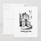 Carte Postale Cahors Cathedrale SaintEtienne Affiche Art Sacre (Devant / Derrière)