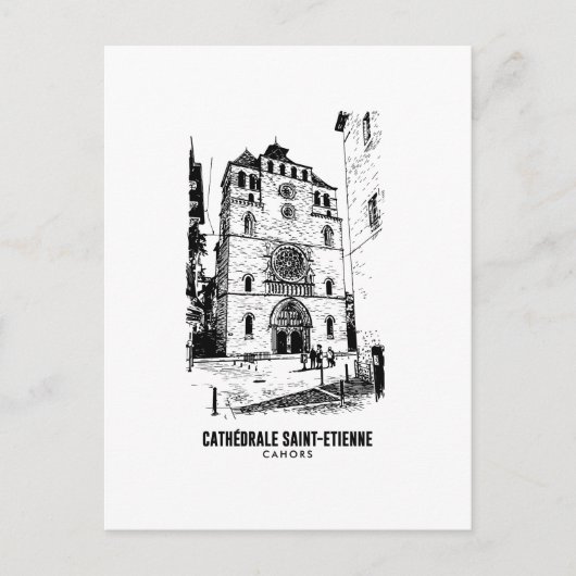 Carte Postale Cahors Cathedrale SaintEtienne Affiche Art Sacre (Devant)
