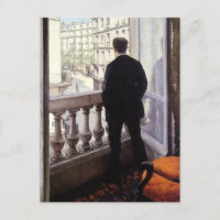 Caillebotte - Jeune homme à sa fenêtre