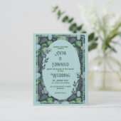 Carte Postale Cailloux d'eau - Faire-part de mariage (Debout devant)