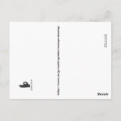 Carte Postale Caique avec framboise (Dos)