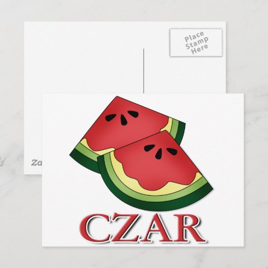 Carte Postale Caire de pastèque (Devant / Derrière)