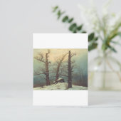 Carte Postale Cairn dans la neige par Caspar David Friedrich (Debout devant)