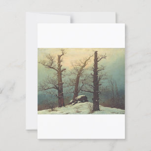 Carte Postale Cairn in Snow par Caspar David Friedrich