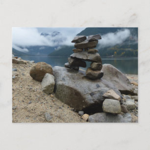 Carte Postale Cairn Stacked Rocks