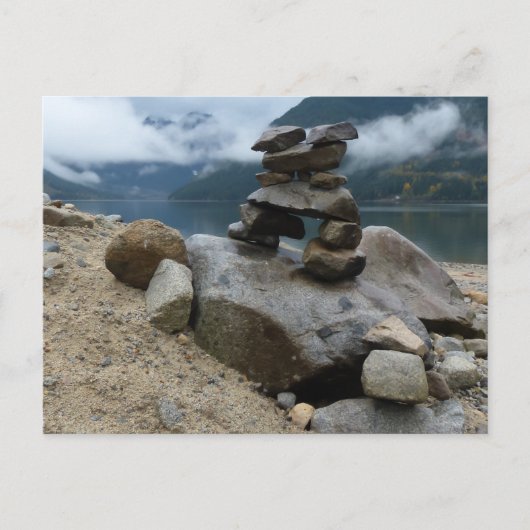 Carte Postale Cairn Stacked Rocks (Devant)
