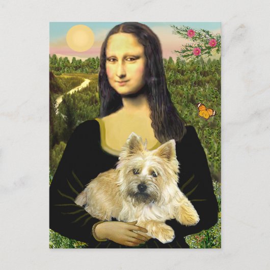 Carte Postale Cairn Terrier 23 - Mona Lisa (Devant)