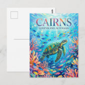 Carte Postale Cairns Australia (Devant / Derrière)
