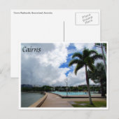 Carte Postale cairns esplanade lagon (Devant / Derrière)