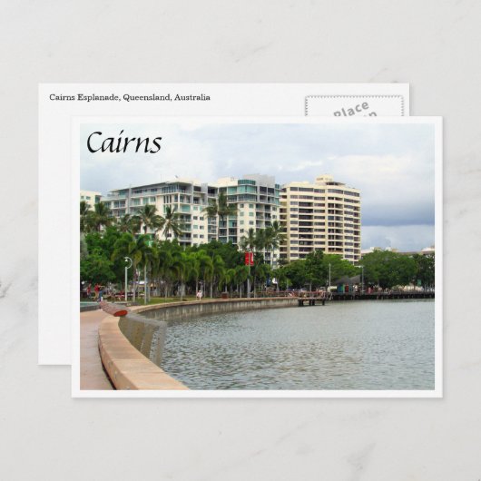 Carte Postale cairns esplanade skyline (Devant / Derrière)
