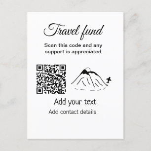 Carte Postale Caisse de voyage donation lune de miel ajouter un