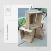 Carte Postale Caisses En Bois (Devant / Derrière)