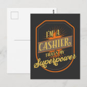 Carte Postale Caissier (Devant / Derrière)