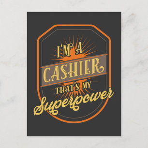 Carte Postale Caissier