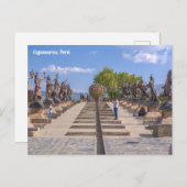 Carte Postale Cajamarca, Pérou, Alameda de los Incas (Devant / Derrière)