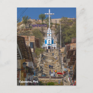 Carte Postale Cajamarca, Pérou Cerro Père Noël Apolonia