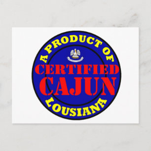 CARTE POSTALE CAJUN CERTIFIÉ