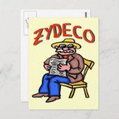 Carte Postale Cajun Zydeco (Devant / Derrière)