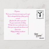 Carte Postale Cake 16e (Dos)