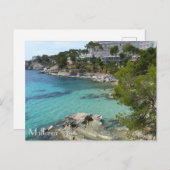 carte postale Cala Fornells à Majorque (Devant / Derrière)