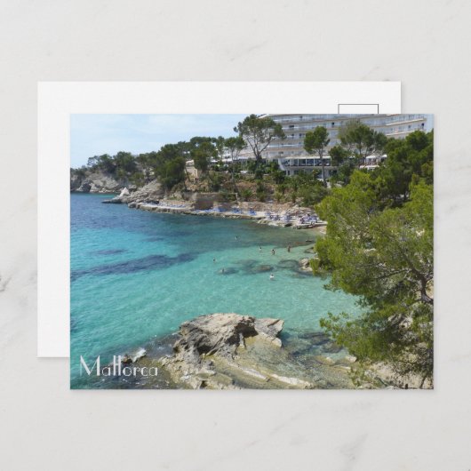 carte postale Cala Fornells à Majorque (Devant / Derrière)