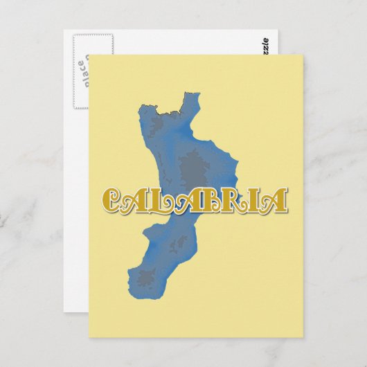 Carte Postale Calabre (Devant / Derrière)