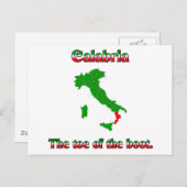 Carte Postale Calabre Le Jeu De L'Embarquement (Devant / Derrière)