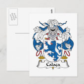 Carte Postale Calaca Family Crest (Devant / Derrière)