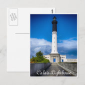 Carte Postale Calais en Nord-Pas de Calais, Phare de France (Devant / Derrière)