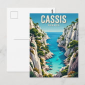 Carte Postale Calanques de Cassis France (Devant / Derrière)