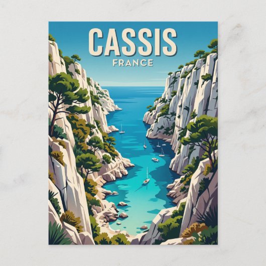 Carte Postale Calanques de Cassis France (Devant)