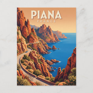 Carte Postale Calanques de Piana France