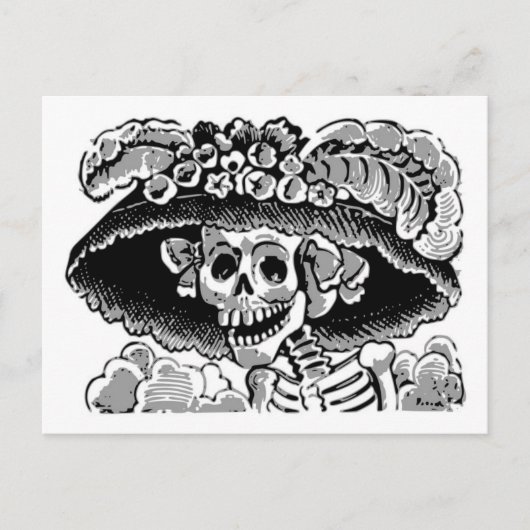 Carte Postale Calavera catrina (Devant)