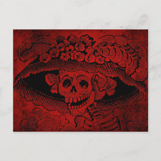 Carte Postale Calavera Garbancera par José Guadalupe Posada