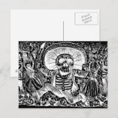 Carte postale Calavera Oaxaquena (Devant / Derrière)