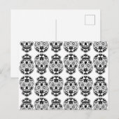 Carte Postale Calavera sugar skull candy_floral mexican calavera (Devant / Derrière)