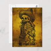 Carte Postale Calaveras from the Heap par José Guadalupe Posada (Devant / Derrière)