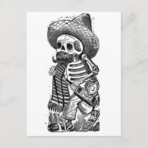 Carte Postale Calaveras from the Heap par José Guadalupe Posada