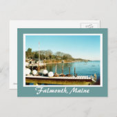 Carte Postale Cale côtière du Maine Dock II (Devant / Derrière)