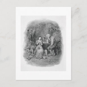 Carte Postale Caleb Plummer and his Blind daughter, from 'Charle
