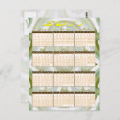 Carte Postale Calendrier 2011 en un coup d'oeil (Devant / Derrière)