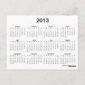 Carte postale Calendrier 2013 du téléphérique de S (Dos)