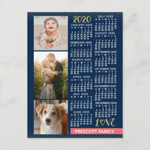 Carte Postale Calendrier 2020 (Voir la description pour la nouve