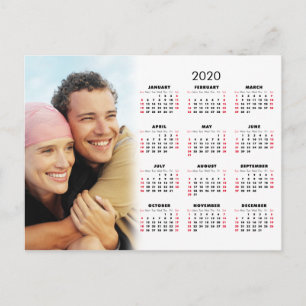 Carte Postale Calendrier 2020 Votre photo