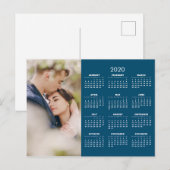 Carte Postale Calendrier 2020 Votre photo (Devant / Derrière)