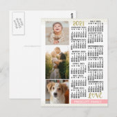 Carte Postale Calendrier 2021 (Voir la description pour la nouve (Devant / Derrière)