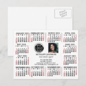 Carte Postale Calendrier 2021 (Voir la description pour la nouve (Devant / Derrière)