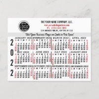 Calendrier 2022 (Voir la description pour la nouve