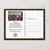 Carte Postale Calendrier 2023 Script moderne Simple Photo d'entr (Dos)