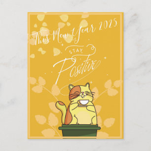 Carte postale Calendrier 2025 Cat